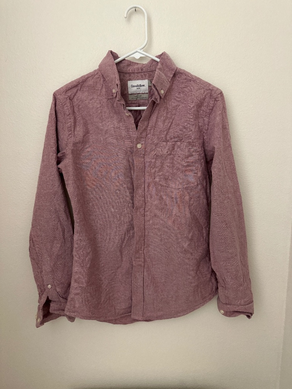 Men’s dress shirt pink